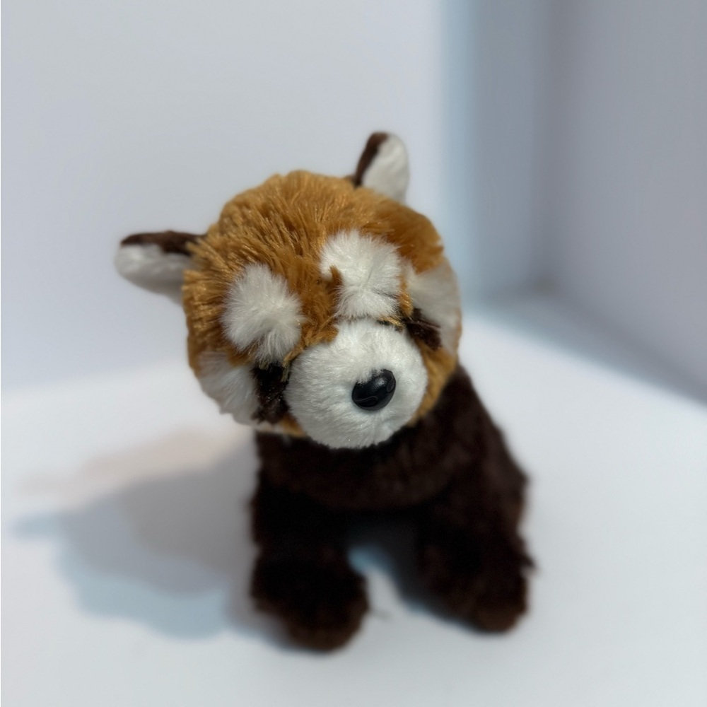 Aurora Cuddly Red Panda Plush Toy - Brown and White